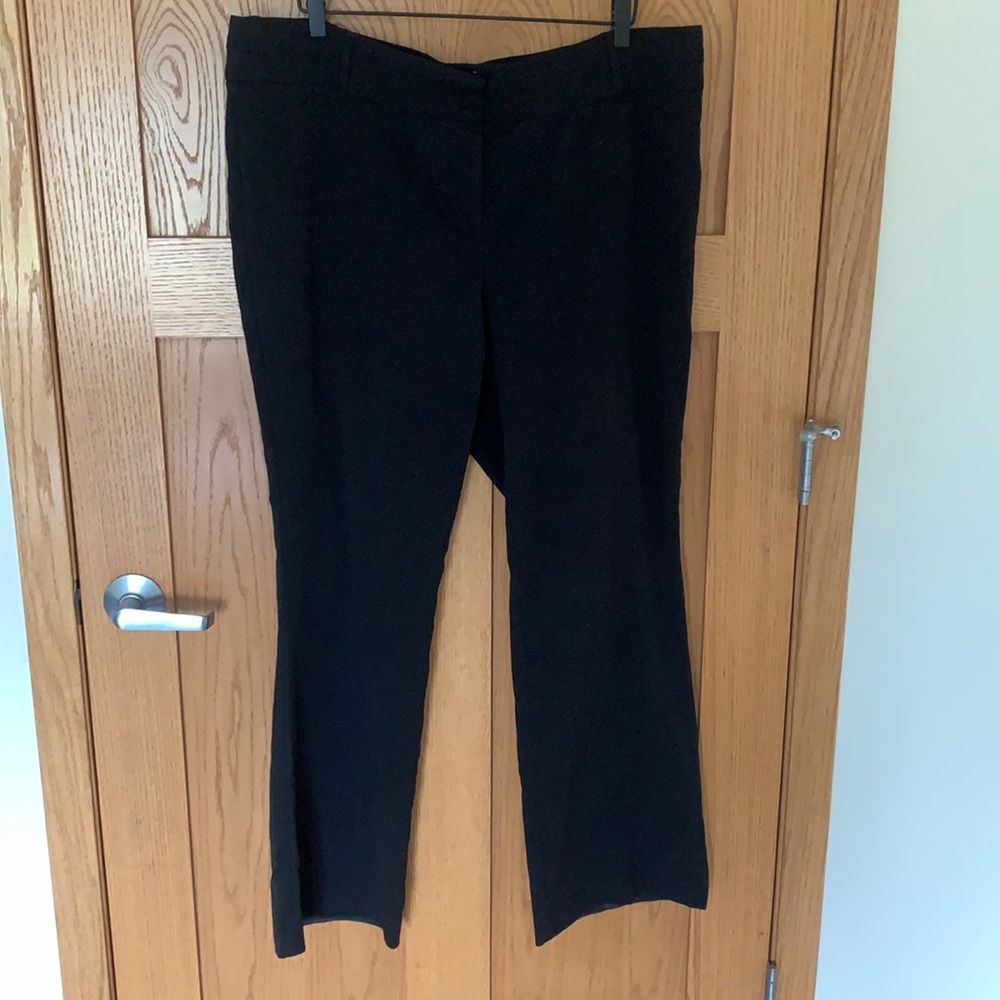 Maurices Boot Cut I Am Polished Dress Pant Size 18 Black